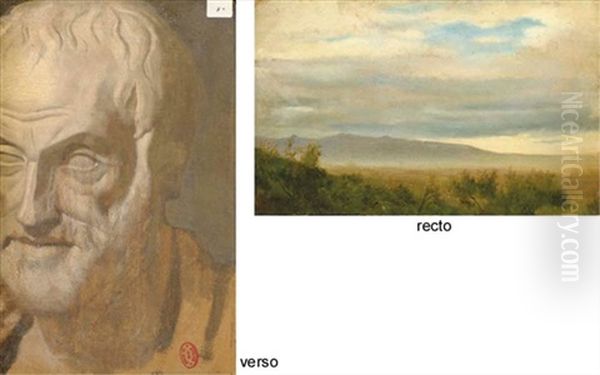 Paysage D'italie (+ Tete D'aristote, Verso) - view 1