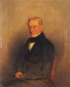 Portrait De Rene-hilaire Degas (grand-pere De L'artiste) by Edgar Degas