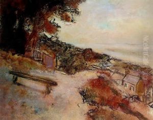 Paysage Au Bord De La Mer by Edgar Degas
