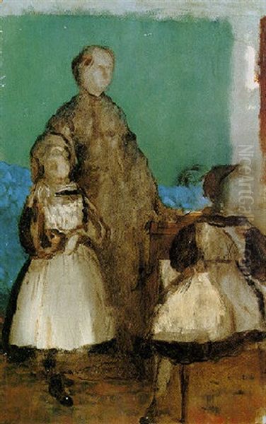 Etude Pour Le Portrait De La Famille Bellelli - view 1
