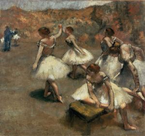 Danseuses Sur La Scene by Edgar Degas