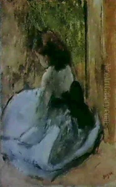 Fillette En Robe Blanche - view 1