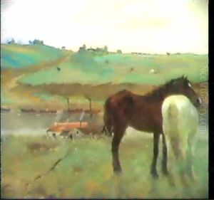 Chevaux Dans La Prairie