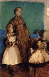 Etude Pour Le Portrait De Famille by Edgar Degas