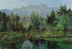 Partie Am Rissersee Bei Garmisch
