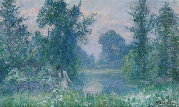 Young Bather At The Lake - view 1