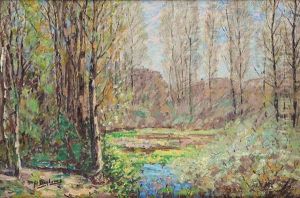La Mare Aux Bouleaux by Henri Deglume