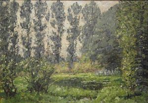 Landschap Met Ven by Henri Deglume