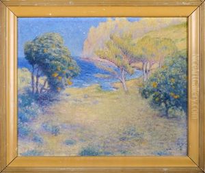 Vallee Des Orangers by William Degouve de Nuncques