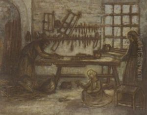 L'enfant Jesus Dans L'atelier