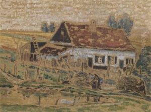 Farmhouse In Brabant by William Degouve de Nuncques