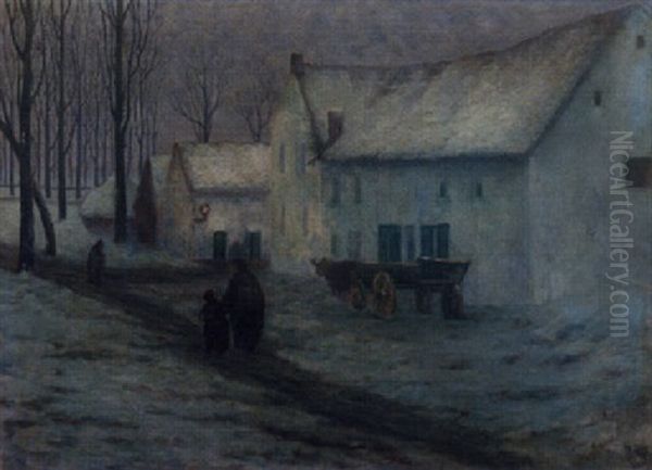 Soir De Neige, Brabant - view 1