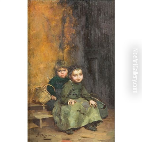 Enfants Sur Un Banc - view 1