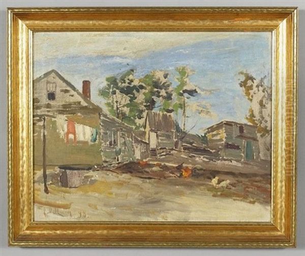Untitled (farmhouse With Chickens) - view 1