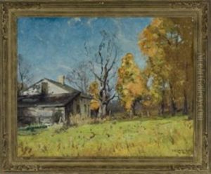 Cabin In The Woods by Franklin DeHaven