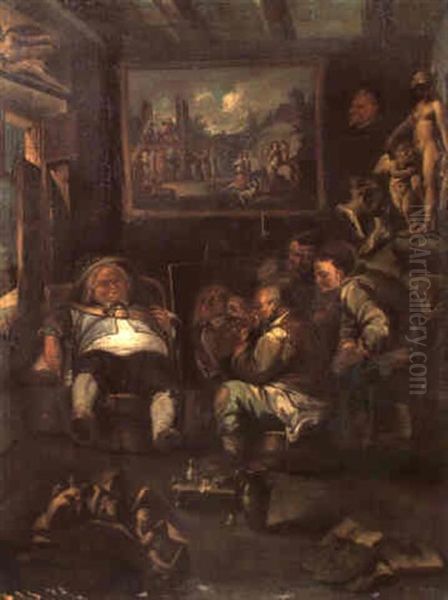 Nello Studio Del Pittore (ein Reicher Man L,st Sich Portratieren) - view 1