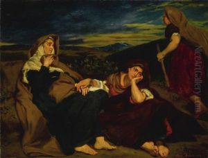 Ruth And Naomi by Edme Alexis Alfred Dehodencq