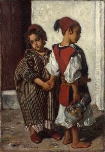 Les Deux Amis by Edme Alexis Alfred Dehodencq