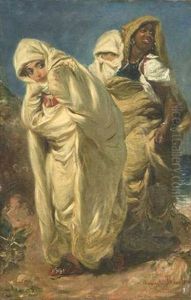 Femmes De Tanger by Edme Alexis Alfred Dehodencq