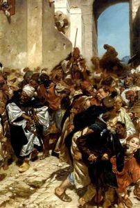 Les Prisonniers Marocains by Edme Alexis Alfred Dehodencq