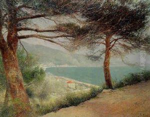 Vue De Menton by Charles Dehoy