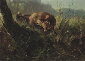 Ein Fuchs by Carl Friedrich Deiker