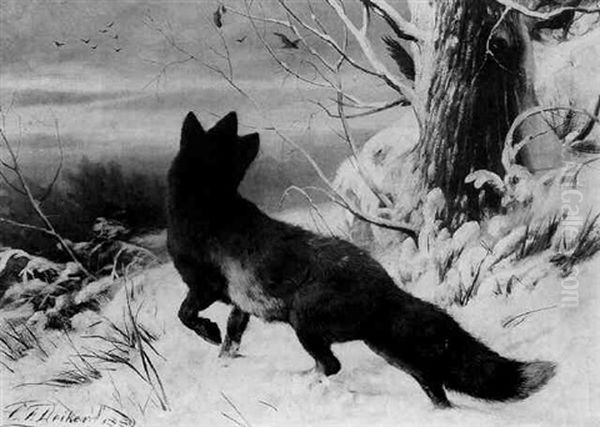 Fox In The Snow - view 1