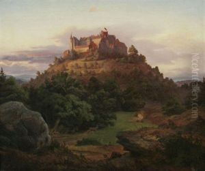 Blick Auf Schlos Braunfels An Der Lahn