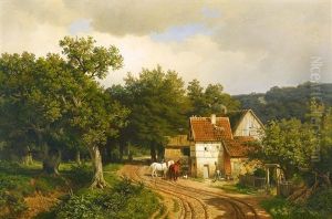 Bauernhof Im Wald by Heinrich Deiters