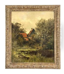 Bauernhof Am Weiher by Heinrich Deiters