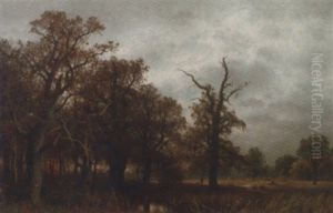 A Hunter In The Forest by Heinrich Deiters