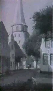 Westfalisches Stadtchen by Heinrich Deiters