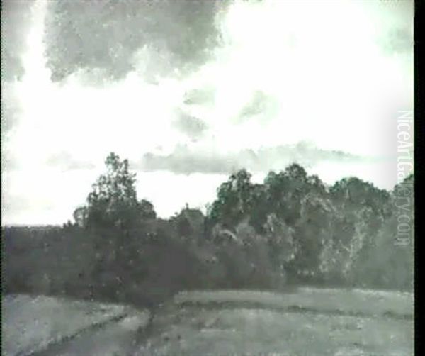 Gehoft Hinter Baumen, Vorn Felder - view 1