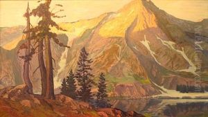 Sierra Mountain by Maurice Auguste Del Mue