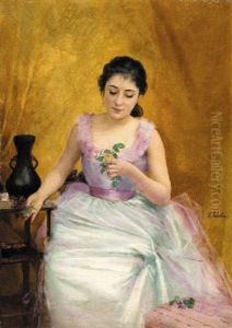 A Petite Bouquet by Leon Delachaux