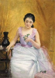 A Petit Bouquet by Leon Delachaux