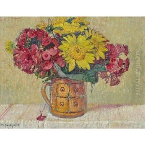 Tournesols Et Phlox