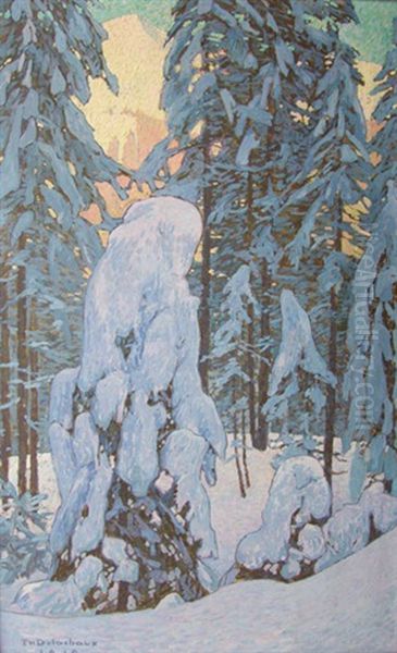 Sous-bois Enneige - view 1
