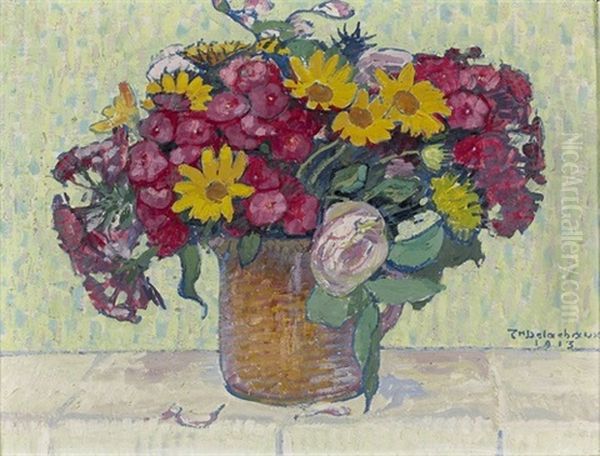 Stillleben Mit Grossem Blumenstrauss - view 1