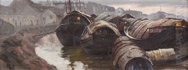 Haiphong. Le Song Tom Bac - view 1