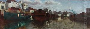 Harbour Scene From Indochina Harbour Scene From Indochina
