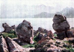 Les Thermes D'antonin, Carthage by Andre Delacroix