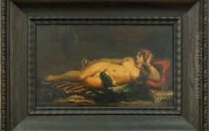 An Odalisque by Eugene Delacroix