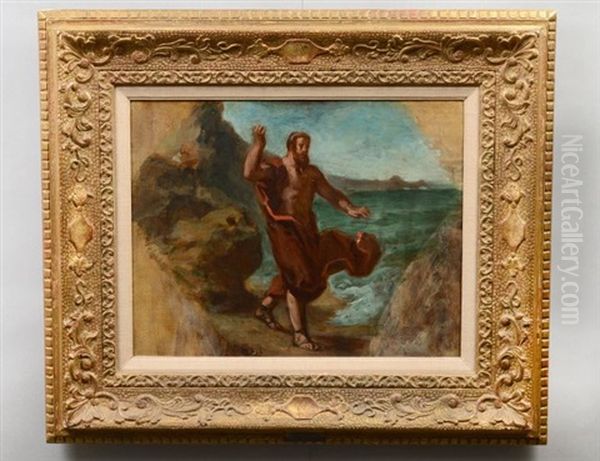 Demosthenes Haranguing The Waves - view 1