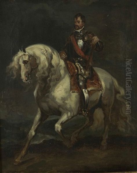 Portrait Equestre De Charles Quint - view 1