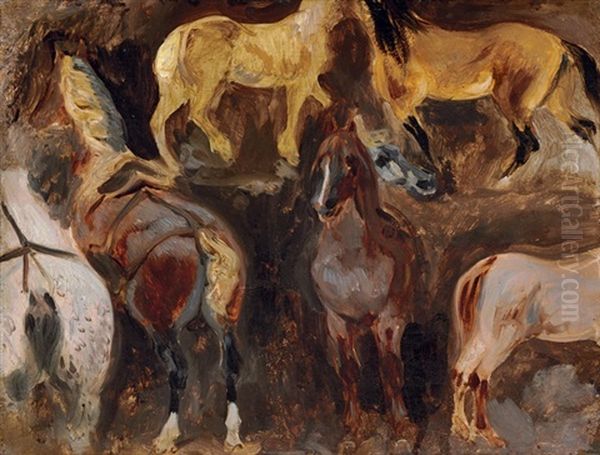 Chevaux (study) - view 1