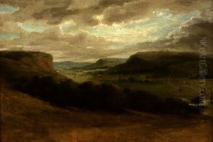 Paysage, Vue De La Vallee De La Loire by Eugene Delacroix