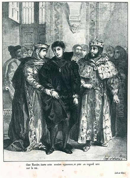 Hamlet (set Of 13 Works W/cover, Lithographs By Villain) - view 1