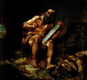 Saint Jerome by Eugene Delacroix