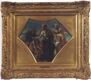 Hippocrate Refuse Les Presents Du Roi De Perse by Eugene Delacroix